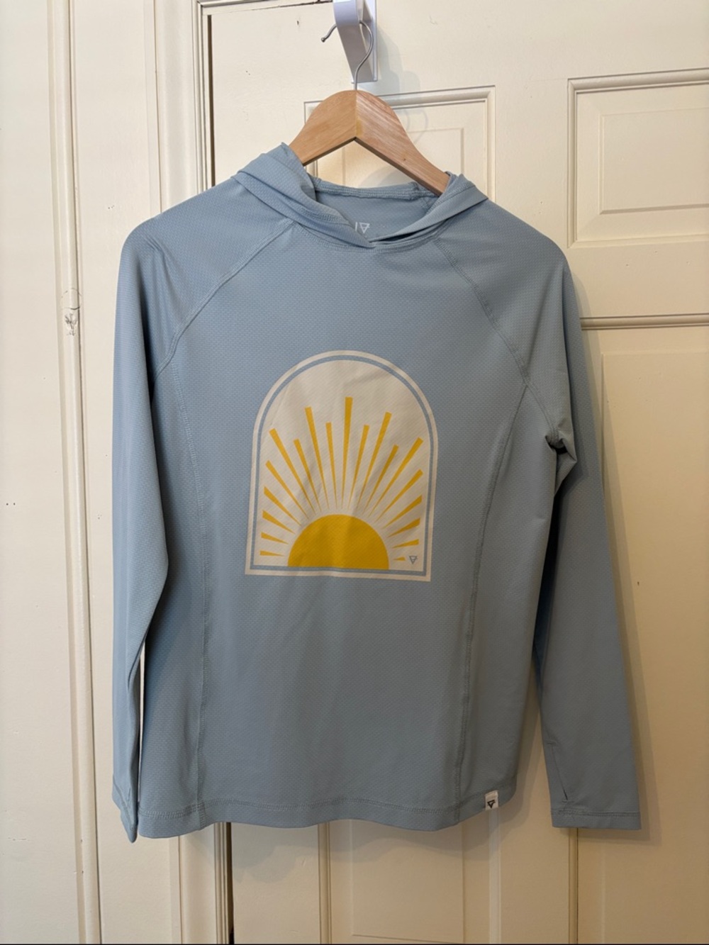 Women’s LIV Outdoor Sun Catcher Graphic Hooded Rash Guard - size Small